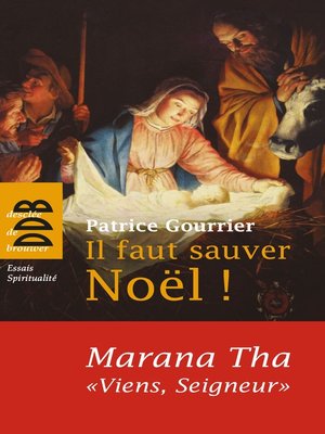 cover image of Il faut sauver Noël ! Marana Tha,